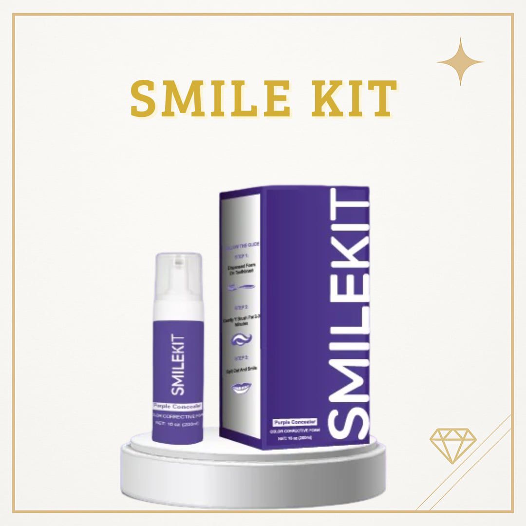 Smilekit espuma morada blanqueadora