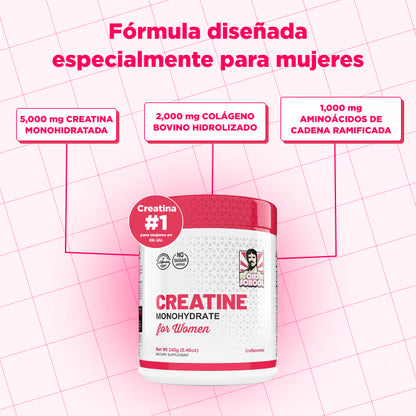 Creatina para Mujeres – Fórmula Especial para Aumentar Glúteos