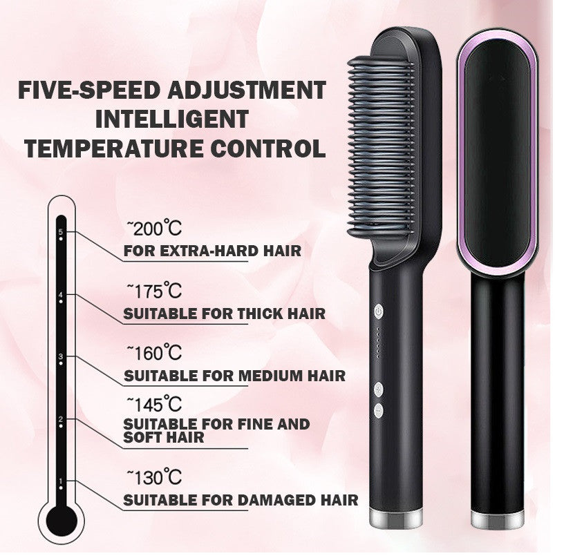 Cepillo Plancha Secador 2 En 1 Alisador  - Últimas 7 Unidades 🔥