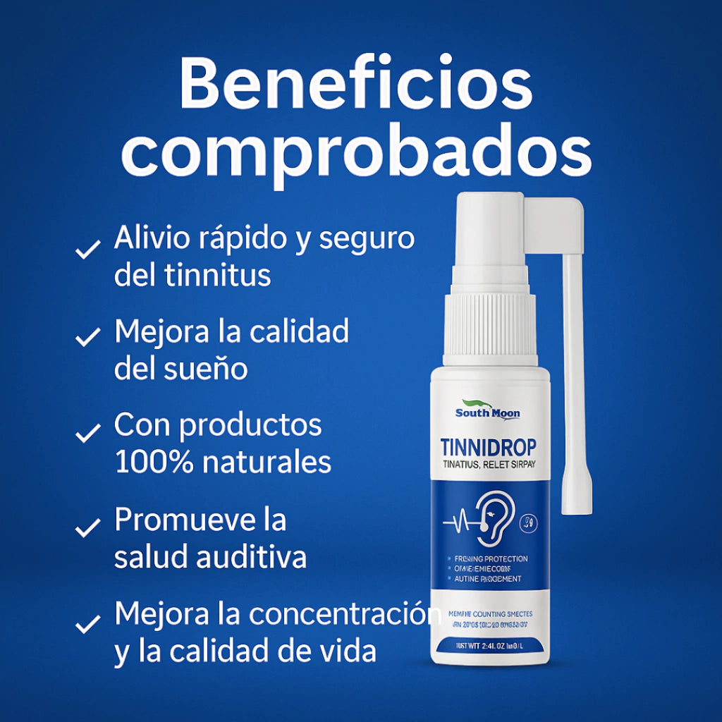 Tinnidrop, Elimina El Zumbido En Los Oídos Rápidamente - Últimas 7 Unidades 🔥